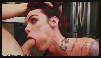 Seductive TS Chelsea Marie Deepthroats Lucky Stud