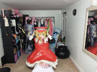 Kigurumi Roll Breathplay and Inflatable Pillow Hump