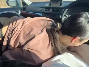 Sneaky Temptation: Covertly Fucked Her Buddy's Girlfriend Inside His Car