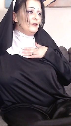 Bible Study Nun Catches You Jerking off Scolding Humiliation