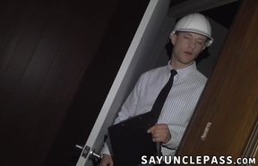 Aaron Allen got dragged to have some naughty fun with horny studs