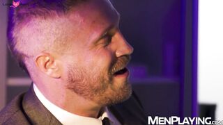 Marcus McNeill earns his bonus by roughly breeding CEO Mateo Tomas