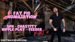 Fat pig Humiliation - sph chastity nipple play bdsm - part 4