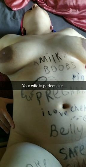 This MILF wife is a perfect cumdump slut! - Milky Mary Snap