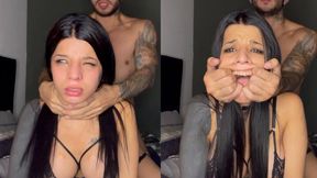 Watch Her Suffer as I Take Control &mdash;  Hard Fuck and Degradation for My Cute Slut