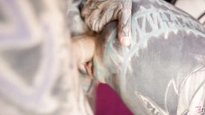 Squirt Compilation of Tattoo Girl Anuskatzz - ANAL SLUT filles her holes