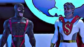 SodomySquad - BBC Superhero Shoves Cock In His Own Ass For A Good Self Fucking