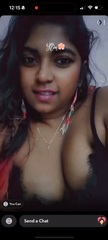 Sexy dusky South Indian girl shows her boobies