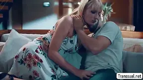 Busty Shemale Stepmother Gets Bareback Fucked By Her Stepson With Jamie French And Busty French