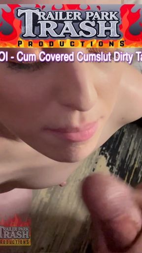 JOI - Cum Covered Cumslut Dirty Talks Your Load Out of You