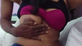Hot Indian Couple Romantic Video - Boobs Squeezing, Nipple Play