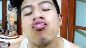 Delicious lip smelling
