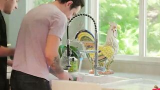 Handsome inked hunk Jayden Marcos ass drilled by handsome Calvin Banks