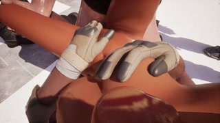 Lara Croft Double Anal Gangbang - Hentai Cartoon