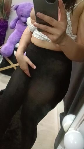 Fantasy Show with Panties and Stockings