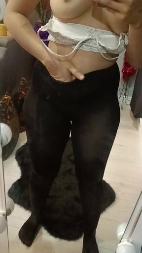 Fantasy Show with Panties and Stockings