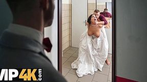 Locked in a Filthy Stall with a Horny Bride for 4K