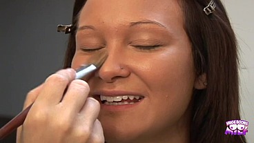 Sweet angel Jaylynn West loves eating pop corn at the movies and fucking Jay Lassiter