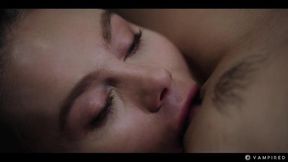 Curvy blonde Nancy Ace gets her big tits fucked by a big black cock