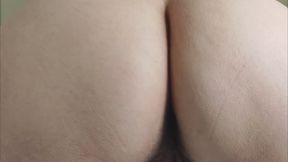 Hairy ass and pussy tease
