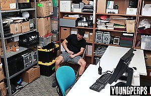 Straight asian perp bareback fucked by gay LP Officer