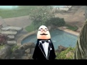 Tiny Slut Bounces on World's Biggest Cock! Sensual extravaganza at poolside