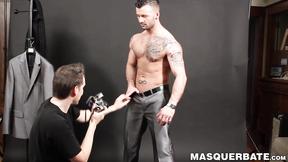 ”Pascal gives hunk Manuel Deboxer a nasty blowjob after sexy photoshoot”