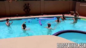 Cute Tyler Thayer has wild orgy party with his friends