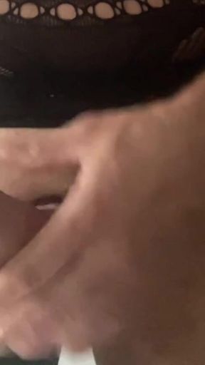 Juicy Quick Cum in Lingerie