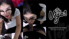 my innocent wife in white dress & glasses drained me before church - william and selena vega