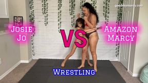 Amazon Marcy vs Josie Jo: Wrestling mismatch