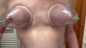 I torture my men's tits and slap my nipples