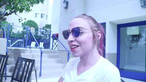 Gigi Nasti Poolside Trans Cock Choker Gushing Cum Wreck
