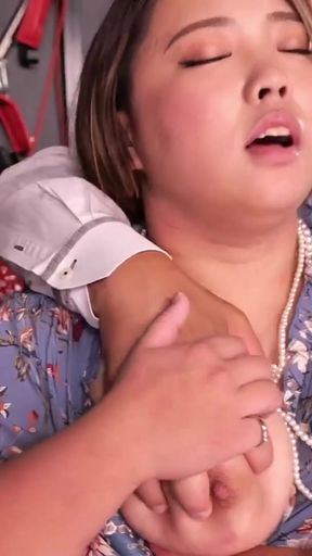 Memorable moment from &quot;Dominant Chubby Girl Awakened! Twisted Slave Training&quot;