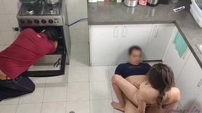 Wife Cheats on Blind Husband With His Best Friend in the Kitchen NTR