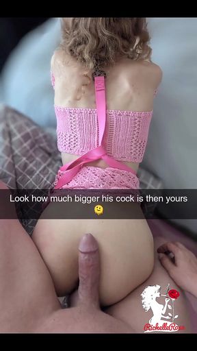 Real Cheating Girlfriend Turned Pet Cumslut
