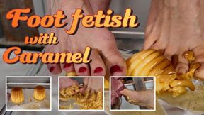 Girl Girl Foot Fetish with Caramel Foot Licking Toe Sucking