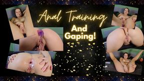 Anal training & GAPE