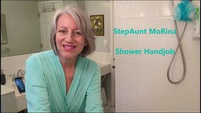 StepAunt MoRina Shower Handjob