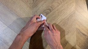 ASMR froggy origami