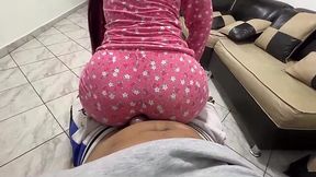 Sexy Stepdaughter Grinding on Stepdad's Lap in Homemade Video