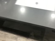 Risky Ladies Room Jerk and Cum (TS PublicPrincess)