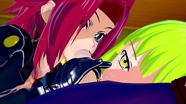 CC and Kallen have fun with Lelouch - Code Geass Parody