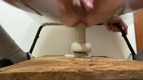 easttnguy22 double anal dildo riding with double anal compilation
