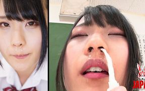 Mirei Aikawa Shows You Her Snot in This Student Roleplay