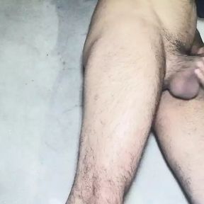 Hairy smalli dick handjob