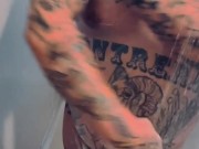 my small dick ex shower jerk