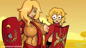 Roman Empress Boob Armor Teaser Action Packed Fantasy Adventure Story