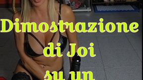 DIMOSTRAZIONE DI JOI SU UN DILDO