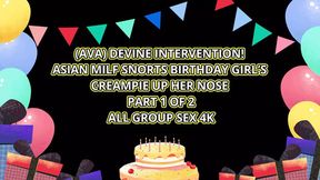 Hot MILF Alexis Monroe snorted in wild FFM threesome